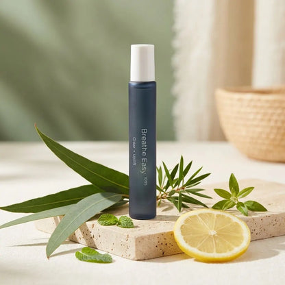 Breathe Easy Essential Oil Roller — Respiratory Clarity, Breath Support & Mental Reset Ritual