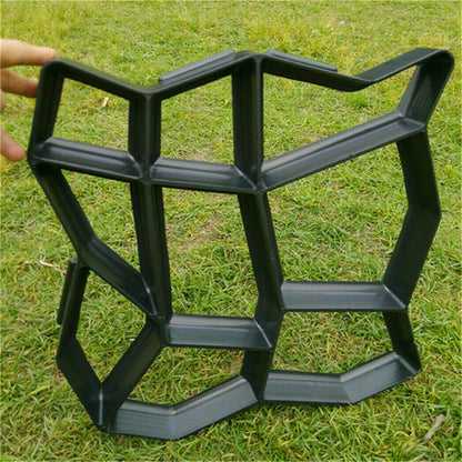 DIY Path Maker Concrete Mould Paver Patio Garden Brick Slab Pavement Cement Mold - Image 2