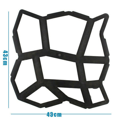 DIY Path Maker Concrete Mould Paver Patio Garden Brick Slab Pavement Cement Mold - Image 4