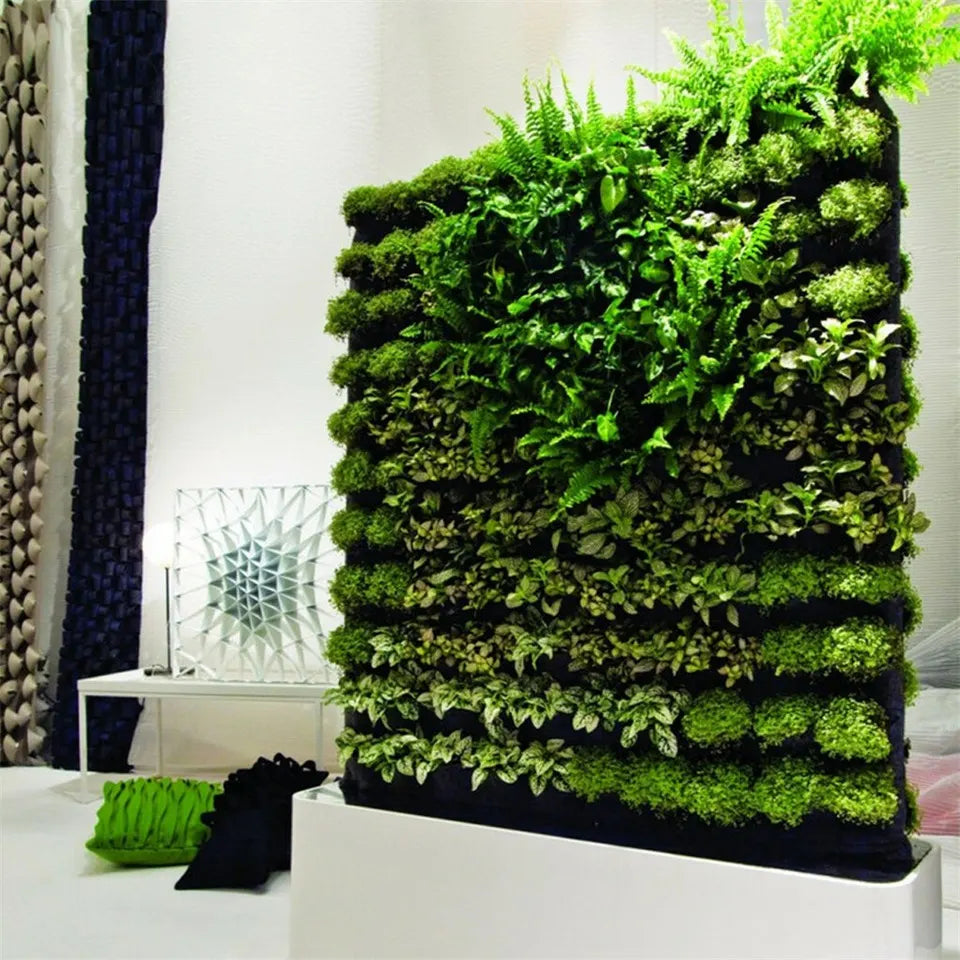 24Pocket Vertical Garden Planter Wall Hanging Herbs Plant Seed Bag Home Decor AU - Image 2