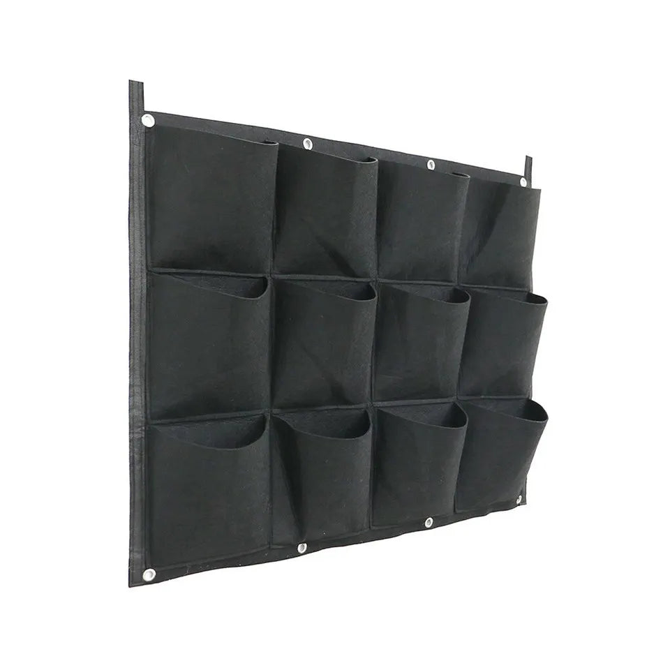 24Pocket Vertical Garden Planter Wall Hanging Herbs Plant Seed Bag Home Decor AU - Image 4
