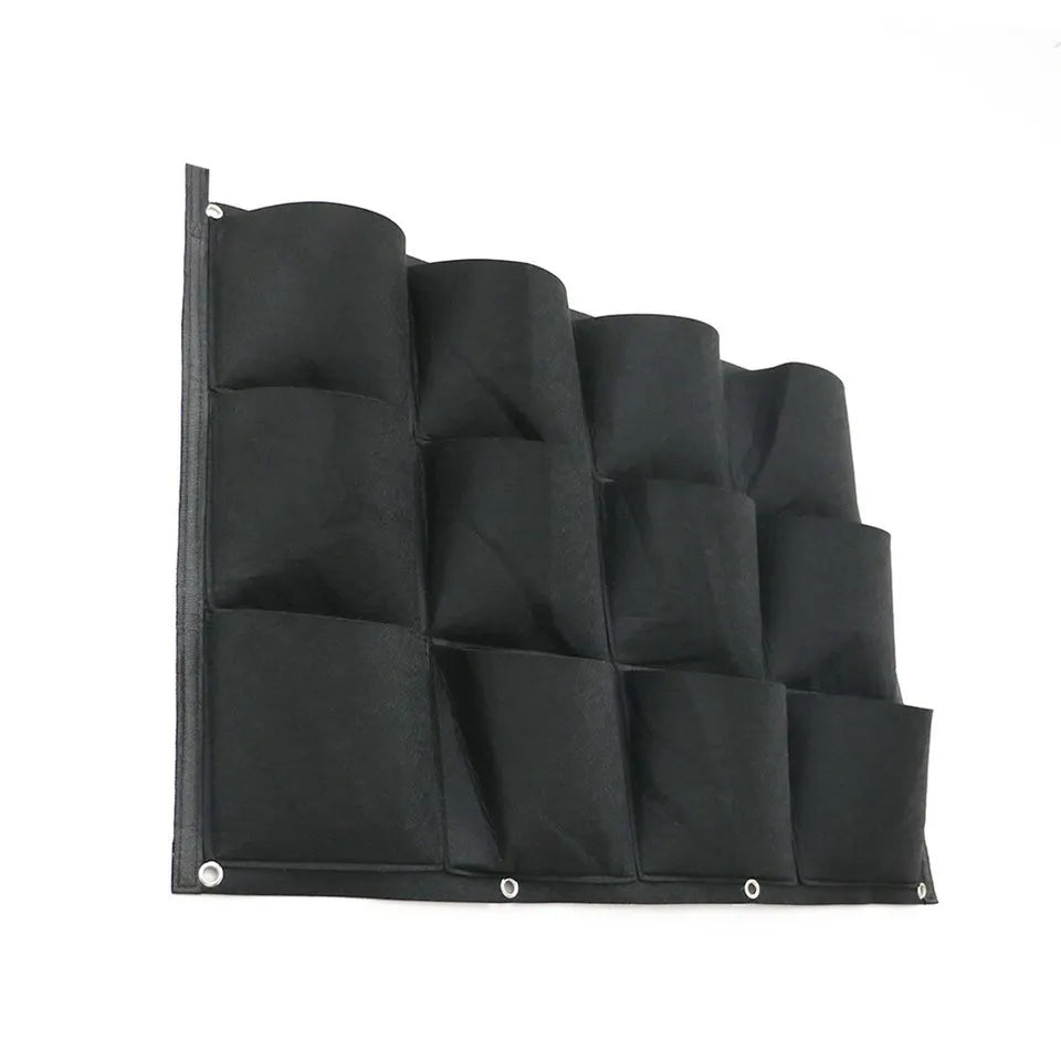 24Pocket Vertical Garden Planter Wall Hanging Herbs Plant Seed Bag Home Decor AU - Image 5