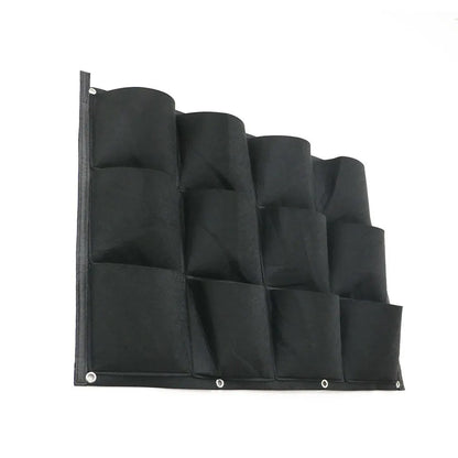 24Pocket Vertical Garden Planter Wall Hanging Herbs Plant Seed Bag Home Decor AU - Image 5