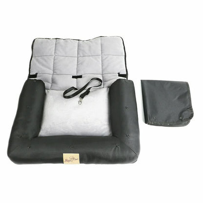 Small Waterproof Dog Car Seat Bed with Safety Belt