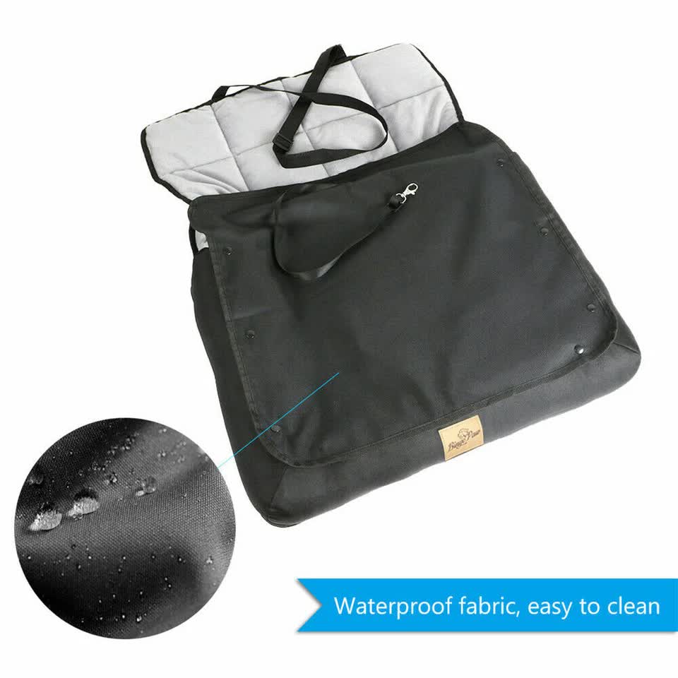 Small Waterproof Dog Car Seat Bed with Safety Belt - Image 8