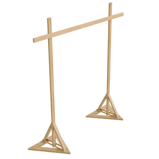 Heavy Duty Square Wedding Arch Wooden Backdrop Stand Balloon Floral Arch Frame