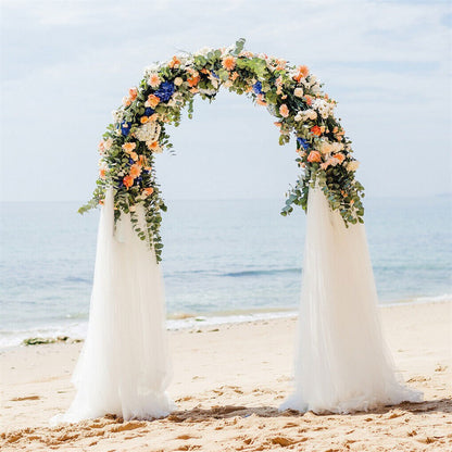 Heavy Strong Metal Wedding Arch Garden Arbor Floral Backdrop Stand Indoor Outdoor - Image 5