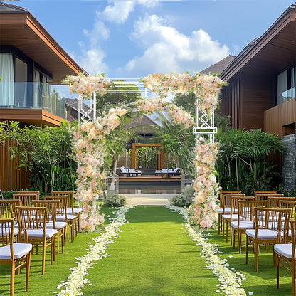 Fin 2.5M Oversized Metal Wedding Arch Stand Proposal Birthday Party Banquet Decor - Image 6