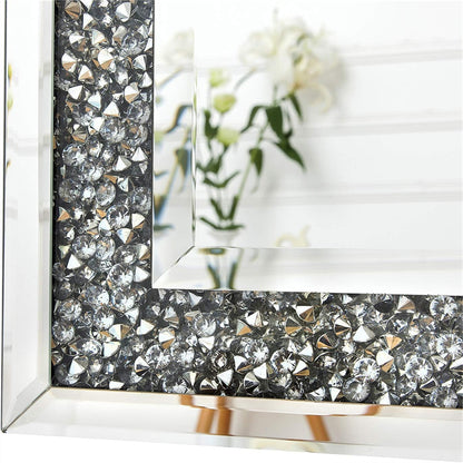 Xxxl Large Gorgeous Diamond Wall Mirror Crushed Crystal Long Full Length Mirror - Image 5