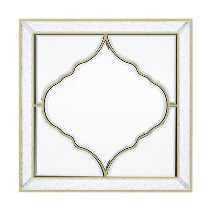 High-grade Unique Decorative Accent Mirror Elegant Square Wall Silver HD Mirror - Image 6
