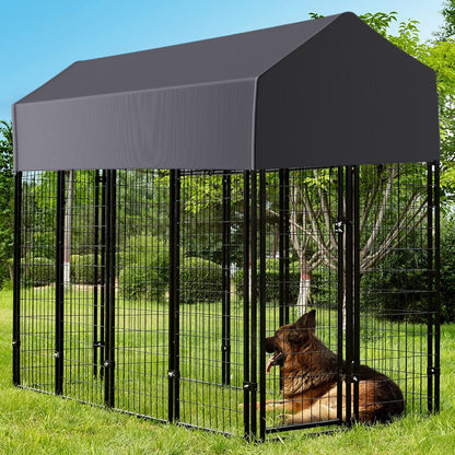 Large Jumbo Outdoor Dog Kennel Heavy Duty Pet Playpen Pre-galvanized Animal Cage Fence - Image 2