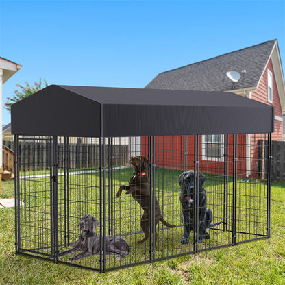 Large Jumbo Outdoor Dog Kennel Heavy Duty Pet Playpen Pre-galvanized Animal Cage Fence - Image 4