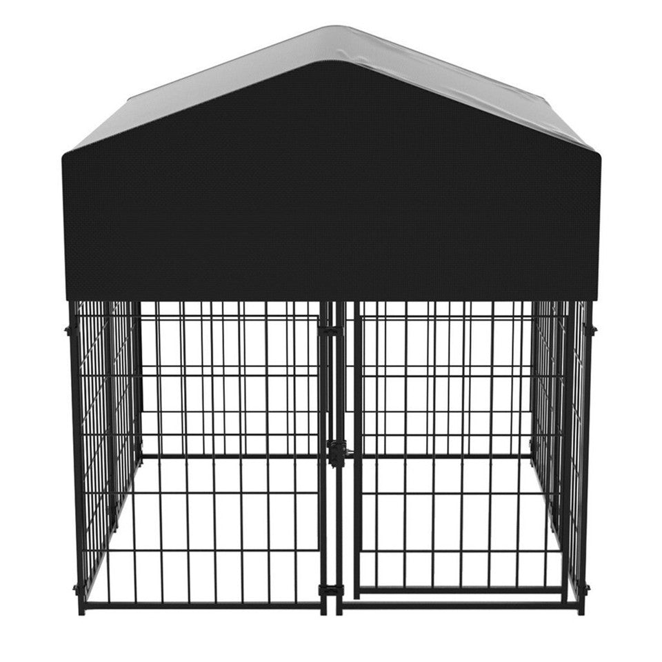 Dog Playpen House Heavy Duty Large Outdoor Dog Kennel Anti-rust Metal Pet Crate - Image 9