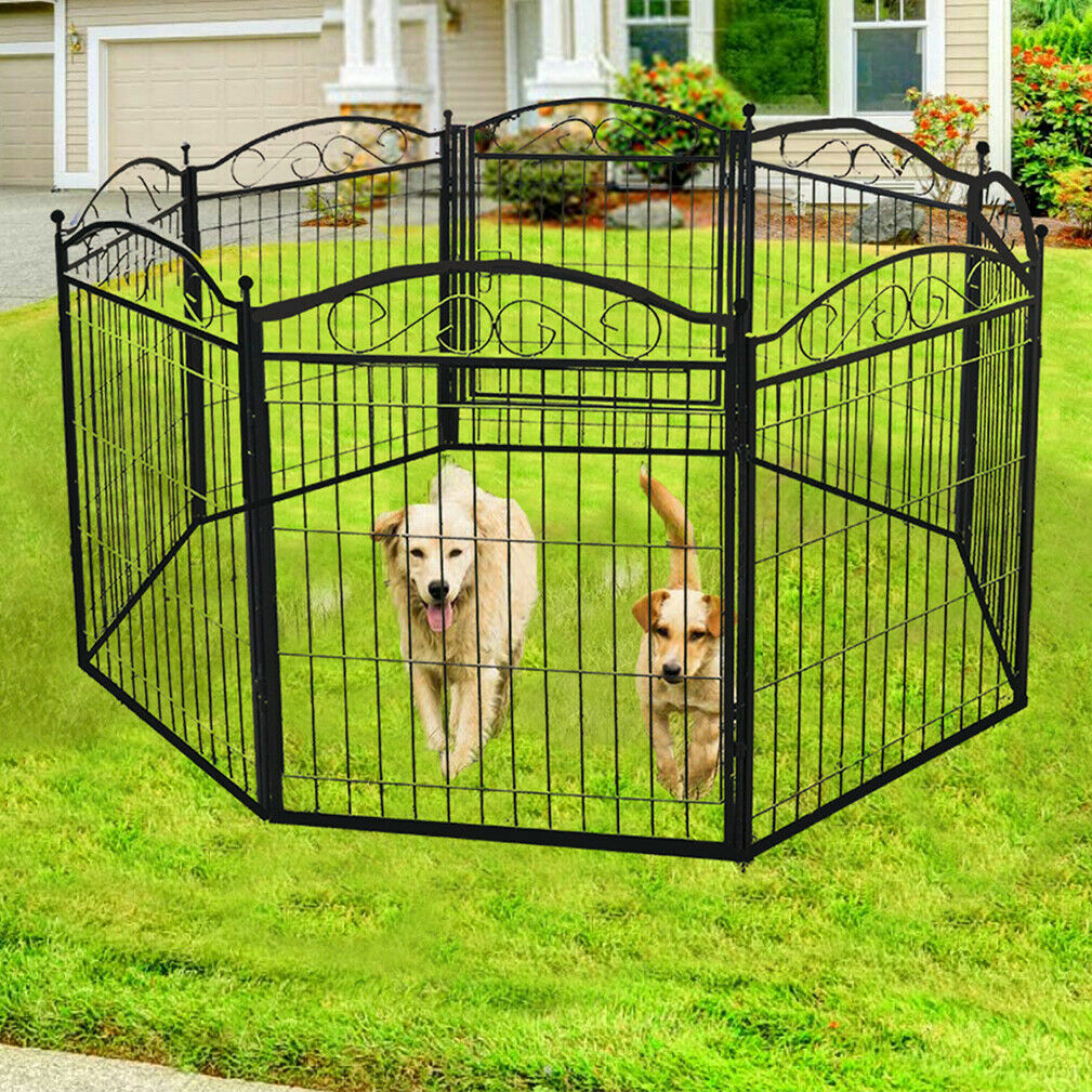 Dog Playpen Kennel Cage Indoor Outdoor Dog Exercise Pen Cat Chicken Rabbit Fence - Image 4