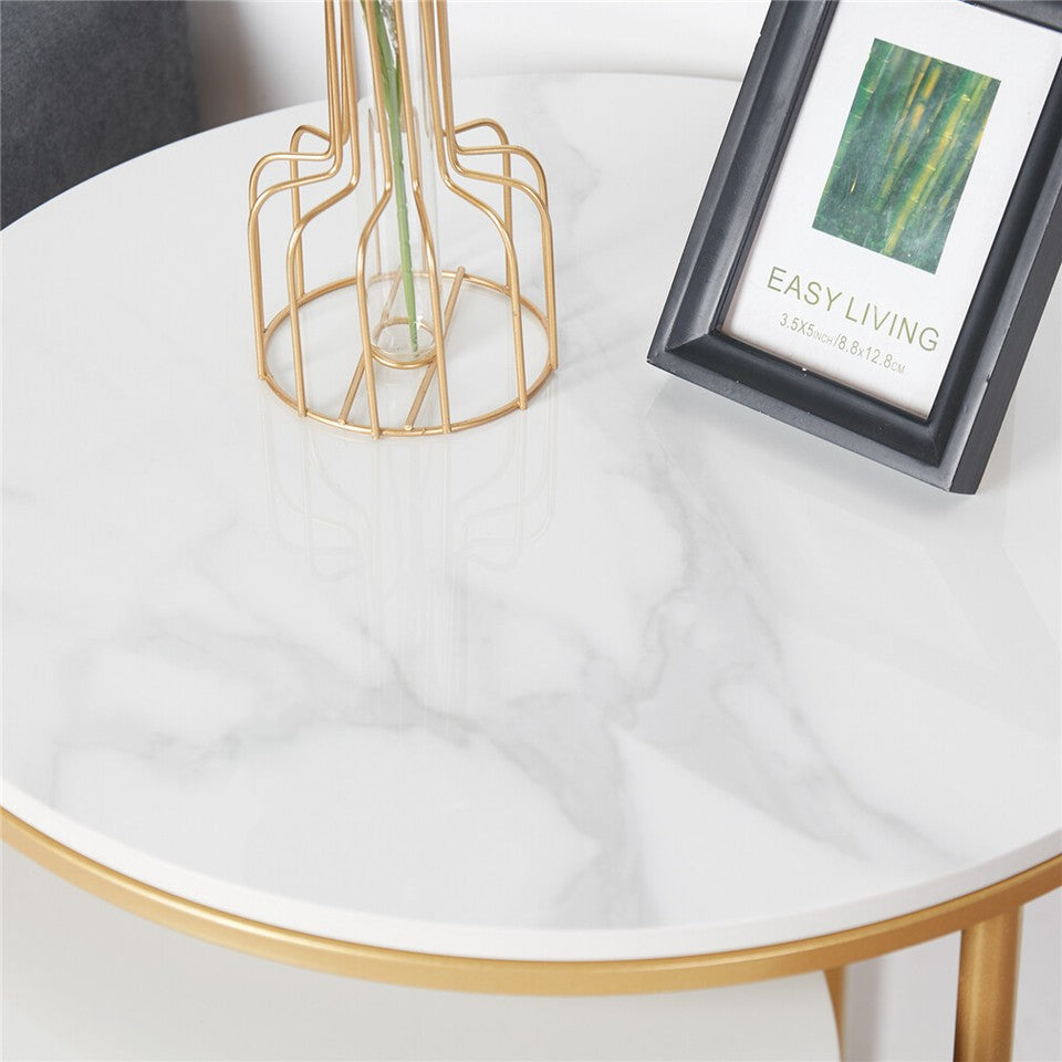 Set of 2 Sintered Stone Nesting End Tables - Image 8