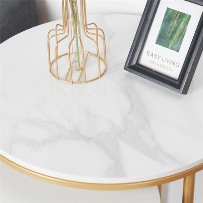 Set of 2 Sintered Stone Nesting End Tables - Image 8