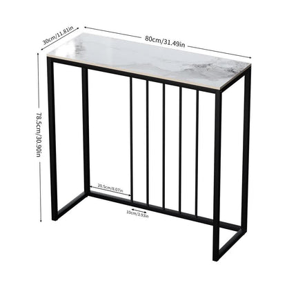 Glossy Sintered Stone Hallway Table - Image 2