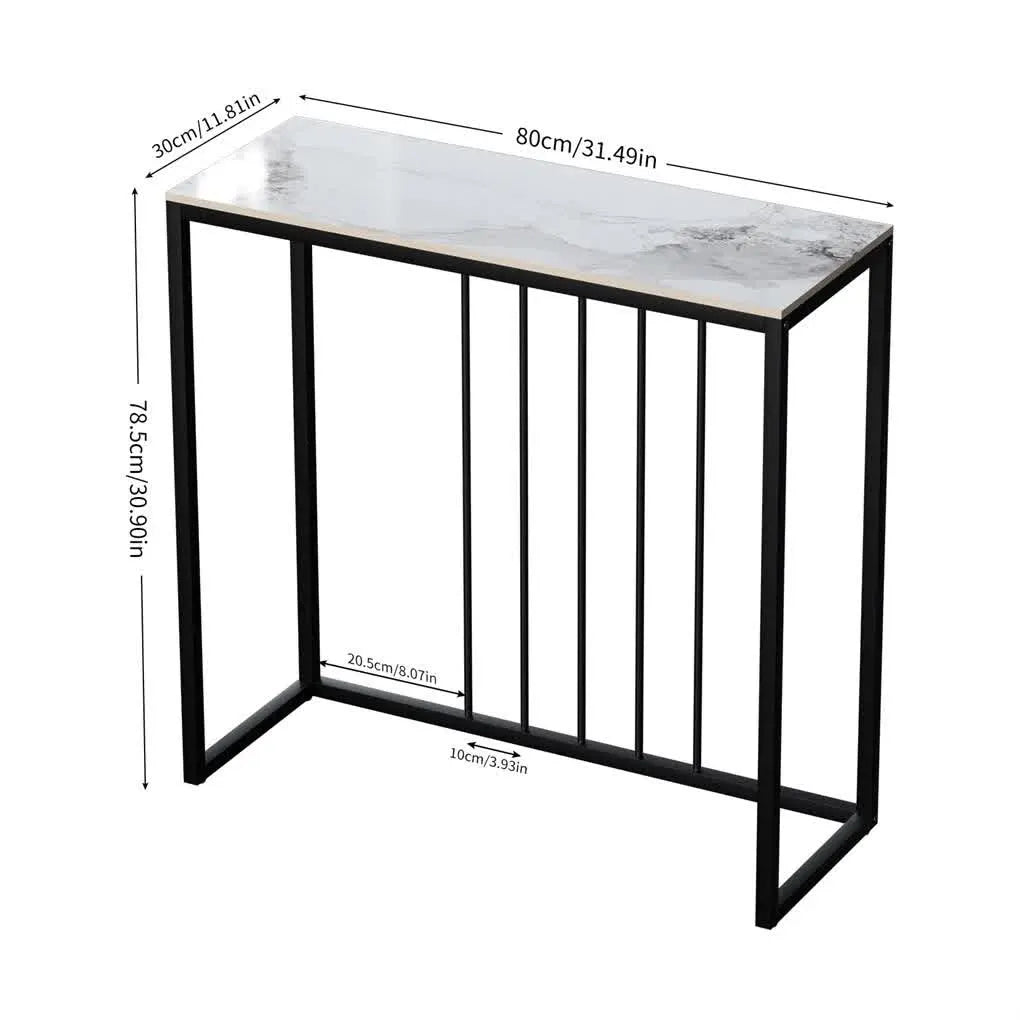 Glossy Sintered Stone Hallway Table - Image 2