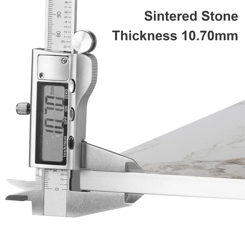 Noble and Elegant Sintered Stone Console Table Hallway Table with Strong Metal Frame - Image 9