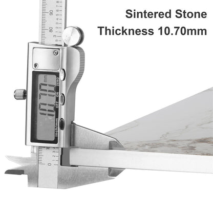 Noble and Elegant Sintered Stone Console Table Hallway Table with Strong Metal Frame - Image 9