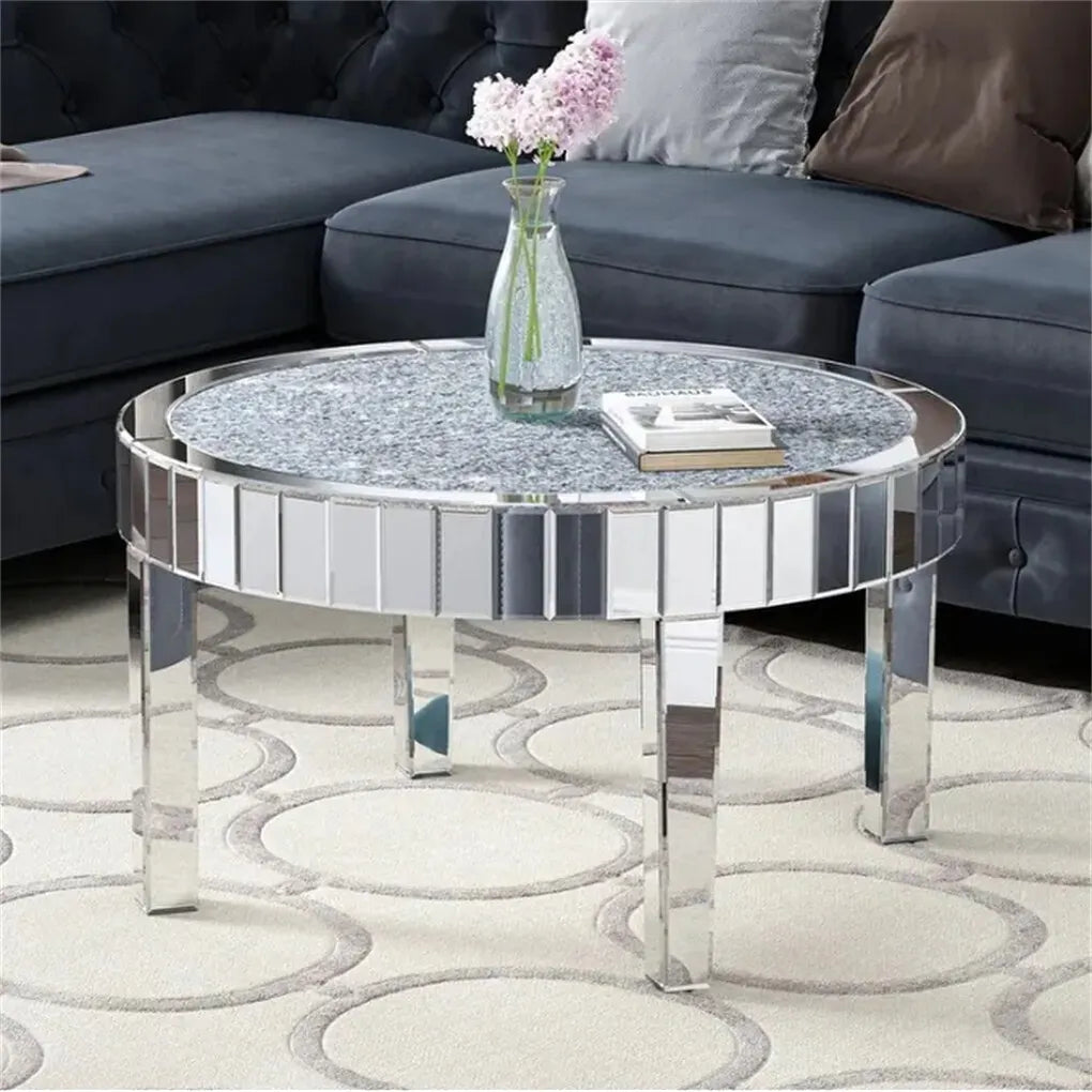 XXL Bling Mirrored Crystal Coffee Table - Image 2