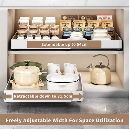 P&P Pull-Out Kitchen Cabinet Organizer With Extendable Storage - Image 5