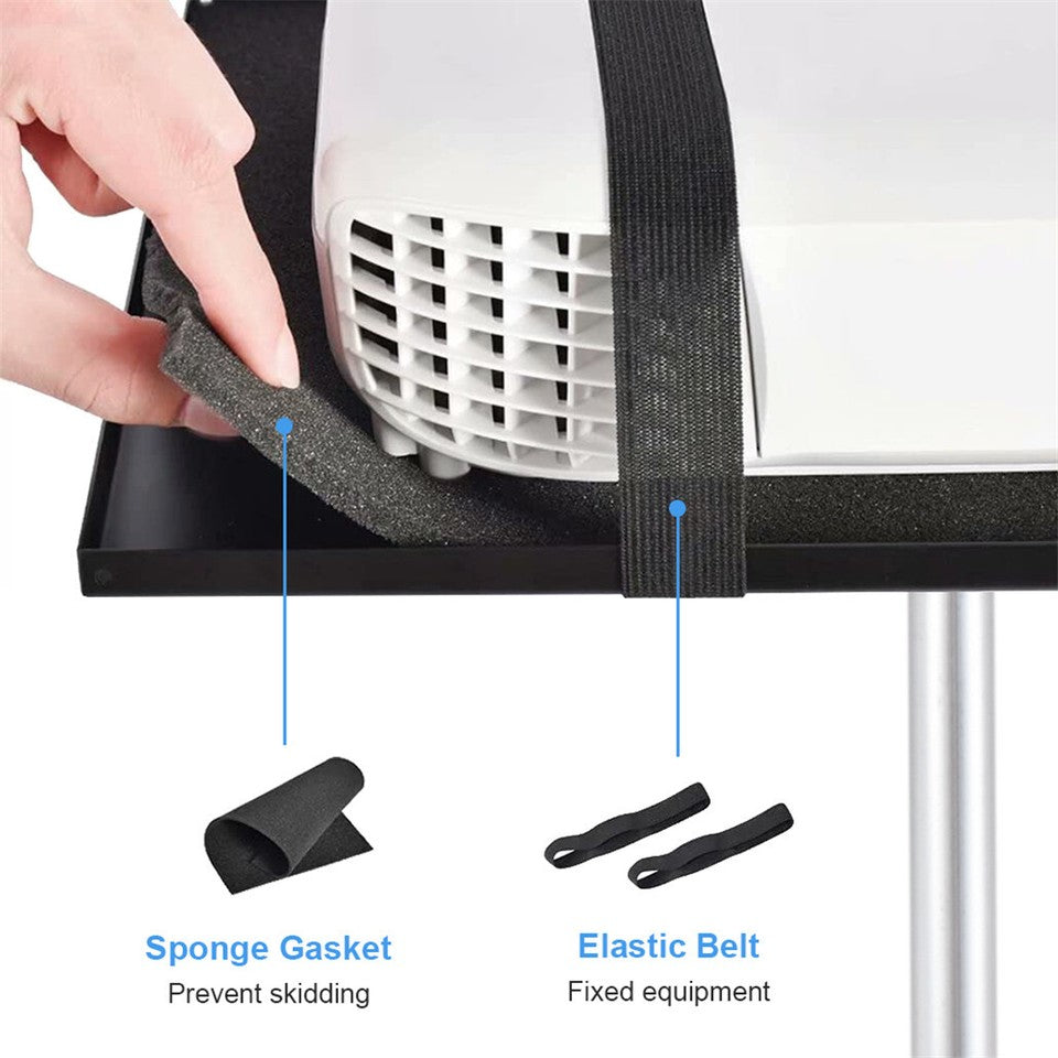 Universal Projector Tripod Laptop Floor Stand DJ Equipment Holder with Plate - Image 7
