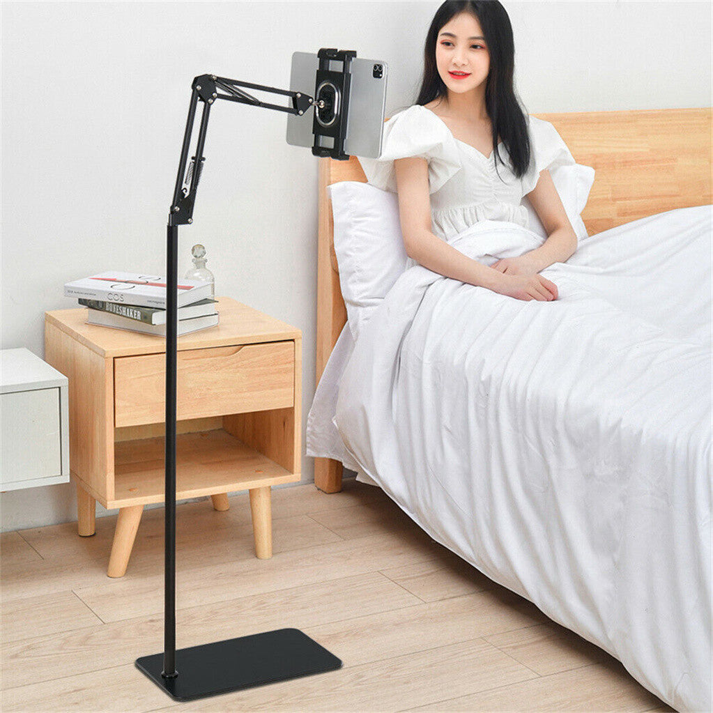 360 Tablet Floor Stand Adjustable 5-12.9 Inch Overhead Phone Desktop Holder - Image 3