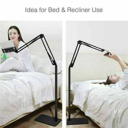 360 Tablet Floor Stand Adjustable 5-12.9 Inch Overhead Phone Desktop Holder - Image 4