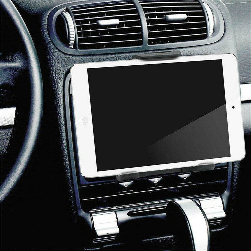 Universal Adjustable Tablet Mount Car CD Slot Holder 2in1 Fit 3.5-10.5" iPad GPS - Image 4