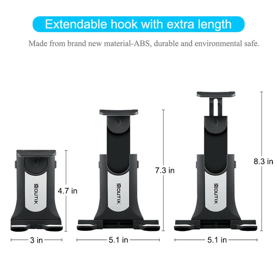 Universal Adjustable Tablet Mount Car CD Slot Holder 2in1 Fit 3.5-10.5" iPad GPS - Image 6