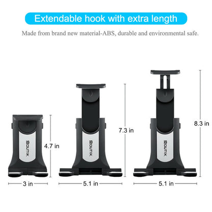 Universal Adjustable Tablet Mount Car CD Slot Holder 2in1 Fit 3.5-10.5" iPad GPS - Image 6