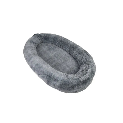 Xxxl Human-Sized Dog Bed Washable Orthopedic Pet Bed Bean Bag With Soft Blanket - Image 2