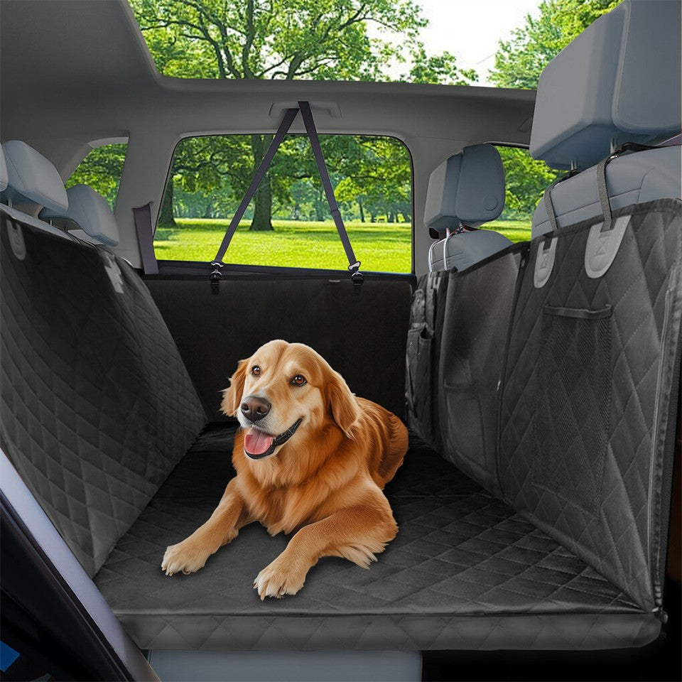 Large Dogs Back Seat Extender Waterproof Dog Hammock Car Seats with Hard Bottom - Image 3