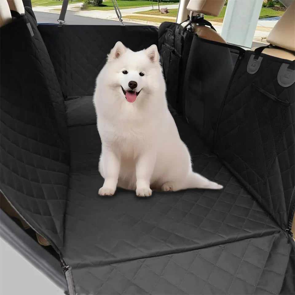 Large Dogs Back Seat Extender Waterproof Dog Hammock Car Seats with Hard Bottom - Image 4