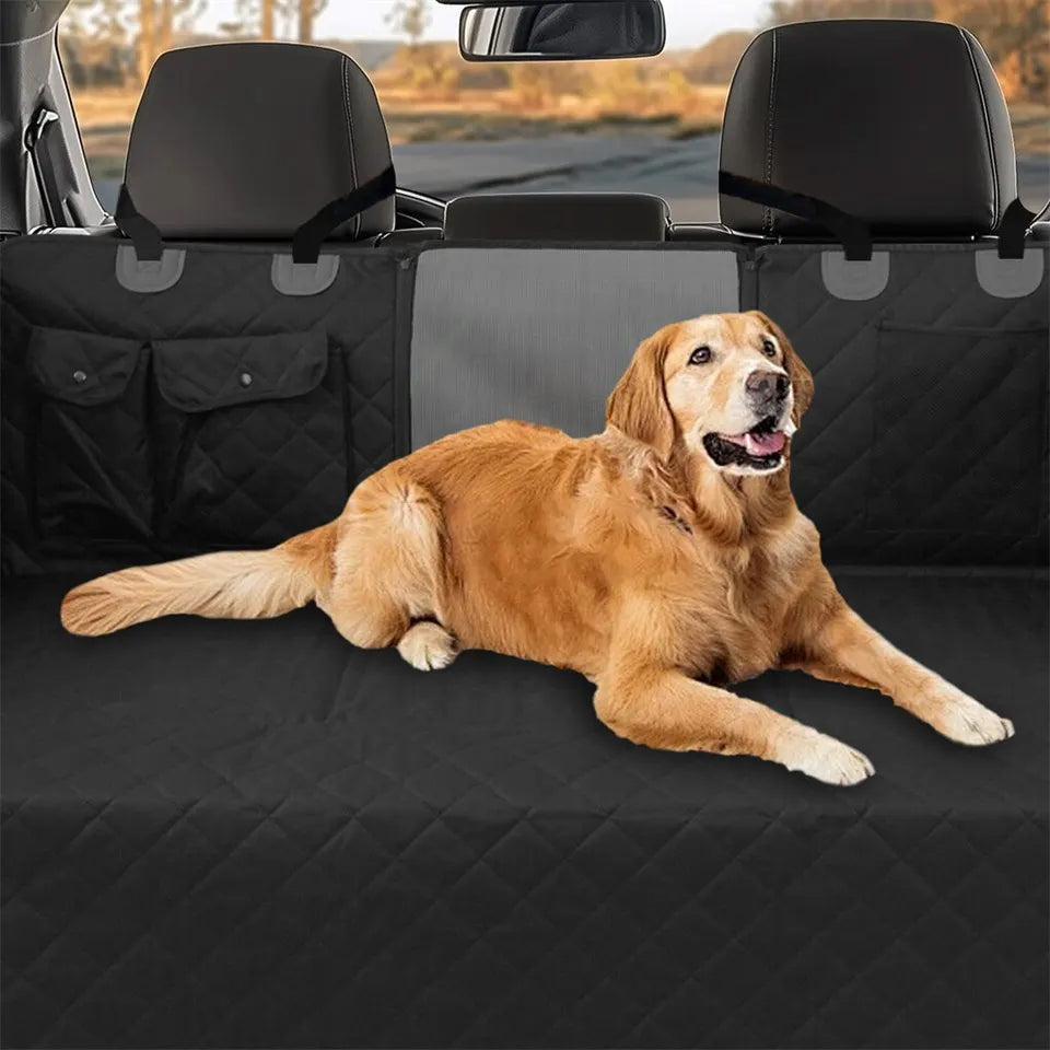 Large Dogs Back Seat Extender Waterproof Dog Hammock Car Seats with Hard Bottom - Image 5