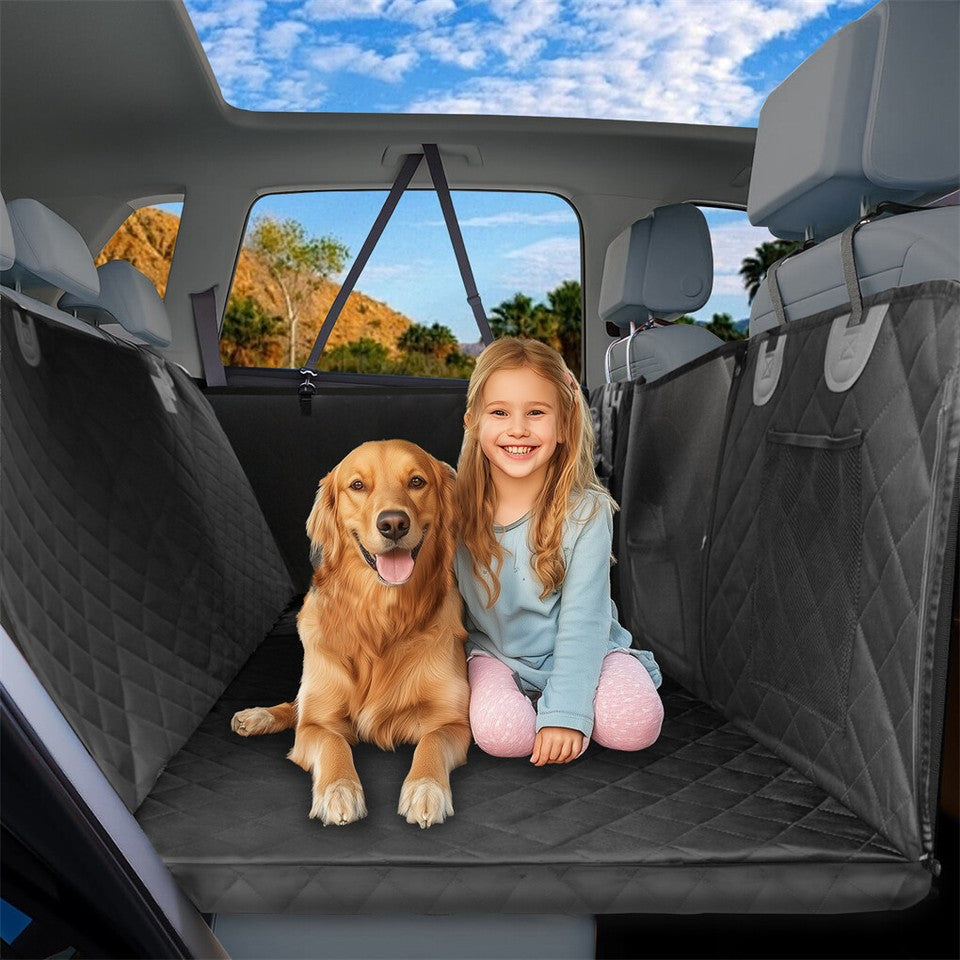 Large Dogs Back Seat Extender Waterproof Dog Hammock Car Seats with Hard Bottom - Image 6
