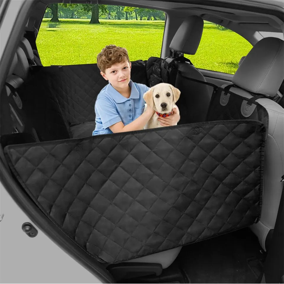Large Dogs Back Seat Extender Waterproof Dog Hammock Car Seats with Hard Bottom - Image 7