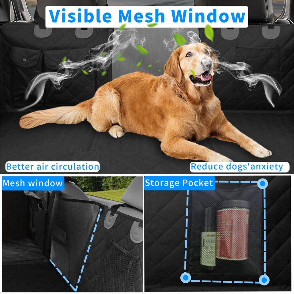 Large Dogs Back Seat Extender Waterproof Dog Hammock Car Seats with Hard Bottom - Image 9
