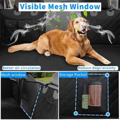 Large Dogs Back Seat Extender Waterproof Dog Hammock Car Seats with Hard Bottom - Image 9