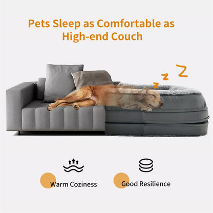 XL Human Sized Dog Bed Foldable Orthopedic Pet Dog Sofa Couch Comfy Big Bean Bed - Image 9