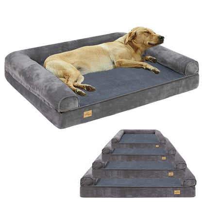 Orthopedic Dog Bed with Bolster Comfort Mattress - Image 2
