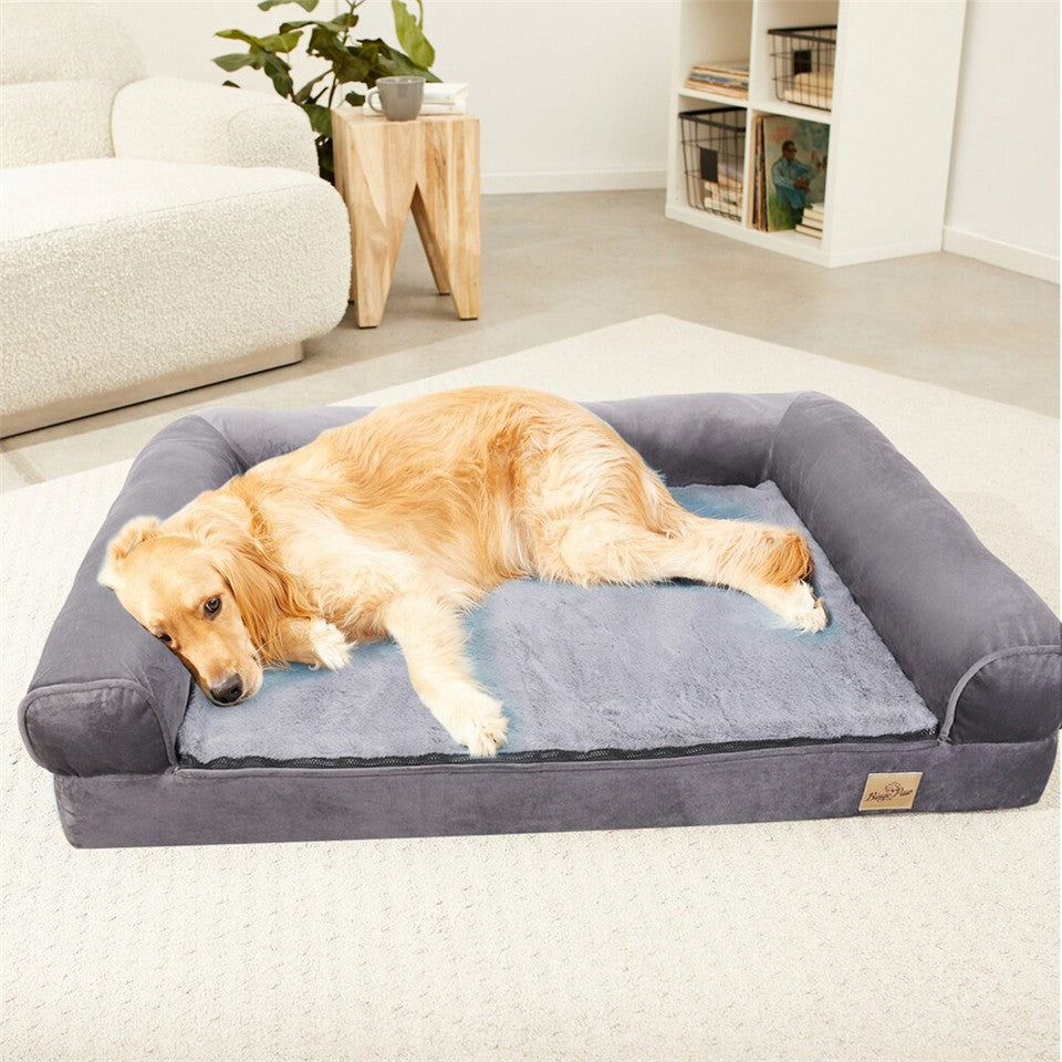 Orthopedic Dog Bed with Bolster Comfort Mattress - Image 4