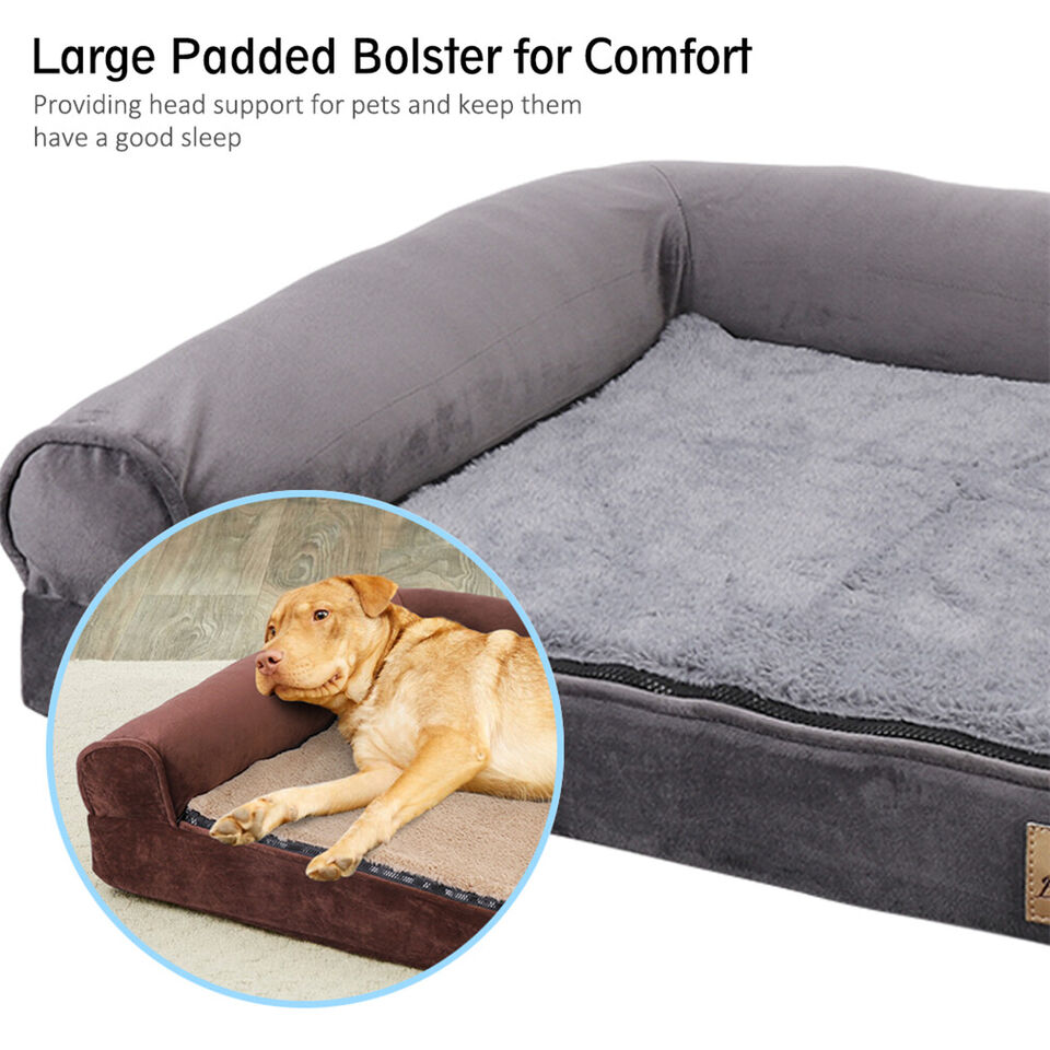 Orthopedic Dog Bed with Bolster Comfort Mattress - Image 9