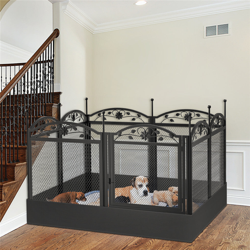 3 in 1 Dog Playpen Extra Large Dog Whelping Fence DIY Shape Garden Fence Barrier - Image 2