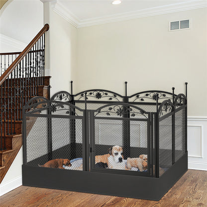 3 in 1 Dog Playpen Extra Large Dog Whelping Fence DIY Shape Garden Fence Barrier - Image 2