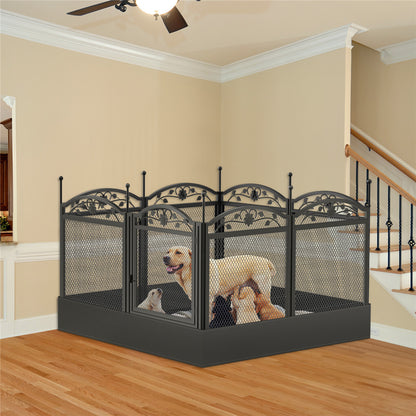 3 in 1 Dog Playpen Extra Large Dog Whelping Fence DIY Shape Garden Fence Barrier - Image 3