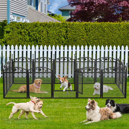 3 in 1 Dog Playpen Extra Large Dog Whelping Fence DIY Shape Garden Fence Barrier - Image 5