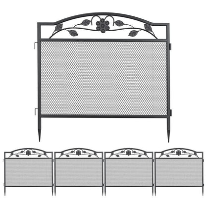 Heavy Duty Foldable Metal Indoor Outdoor Exercise Pet Fence Dog Playpen Kennel