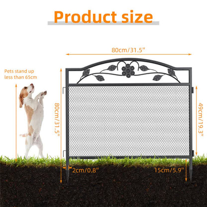 Heavy Duty Foldable Metal Indoor Outdoor Exercise Pet Fence Dog Playpen Kennel - Image 4